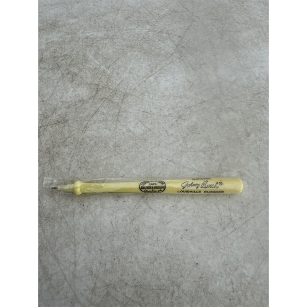1970's Louisville Slugger Johnny Bench Bat Pen Sealed